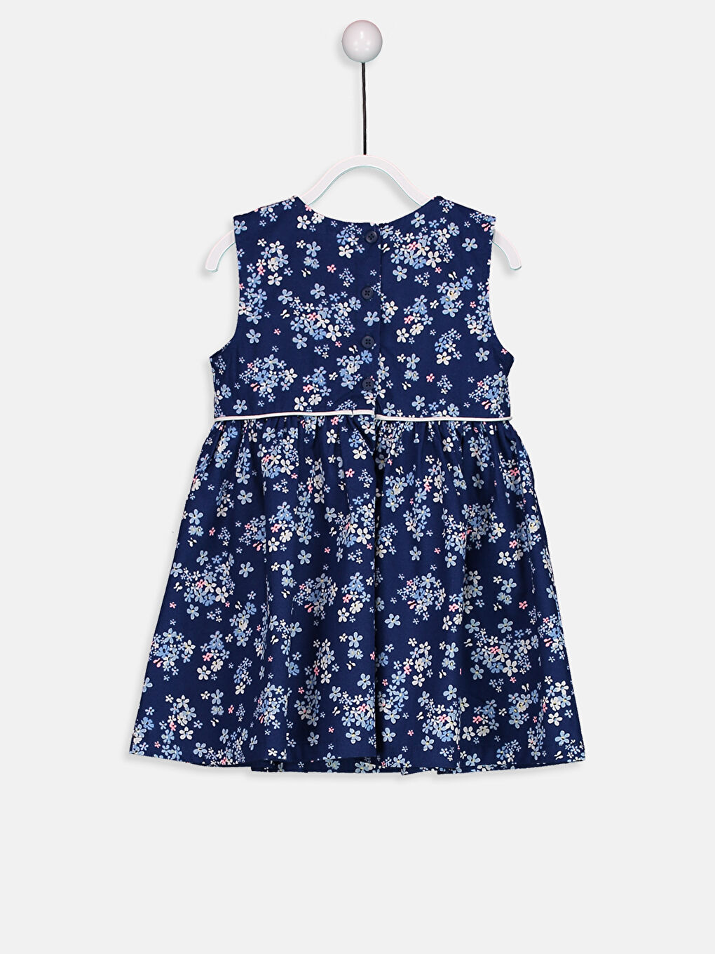 فستان أزرق طفلة صغيرة-1