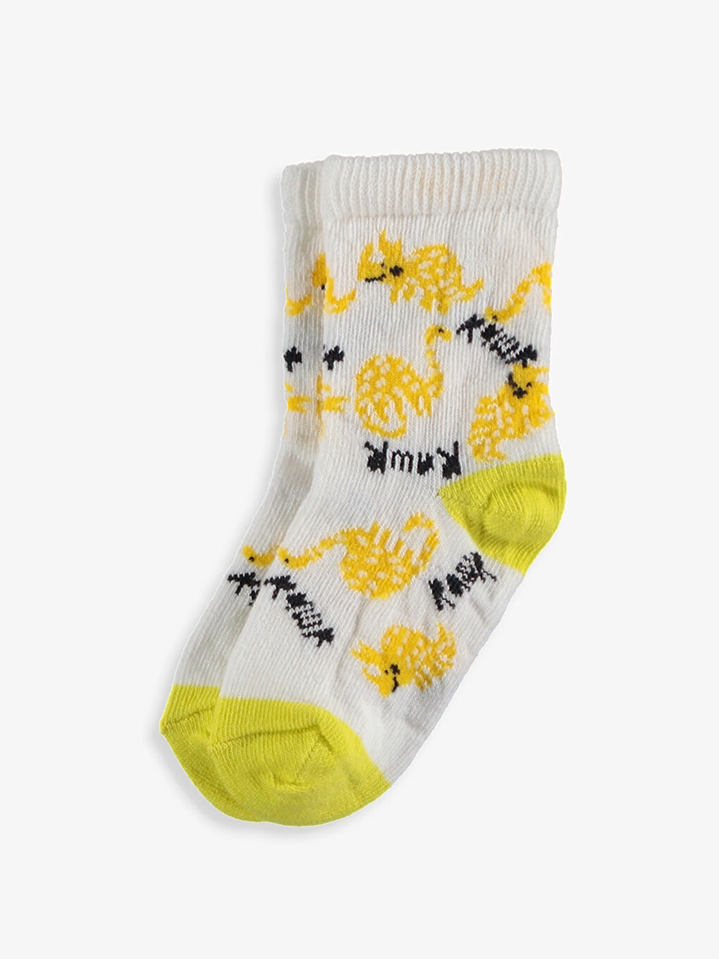 Karışık Renk İpliği Boyalı Soket Çorap-2