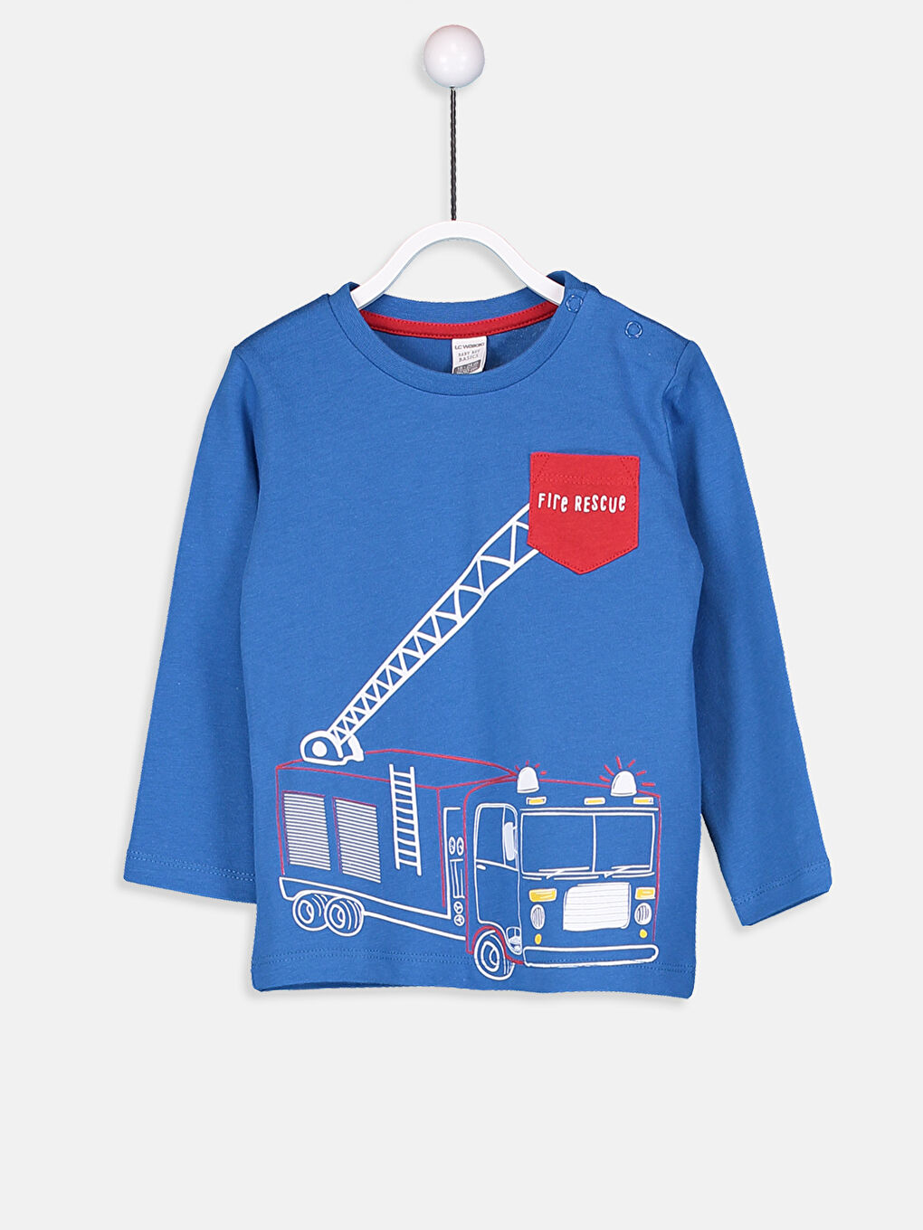 T-shirt BLEU Bébé garçon -1