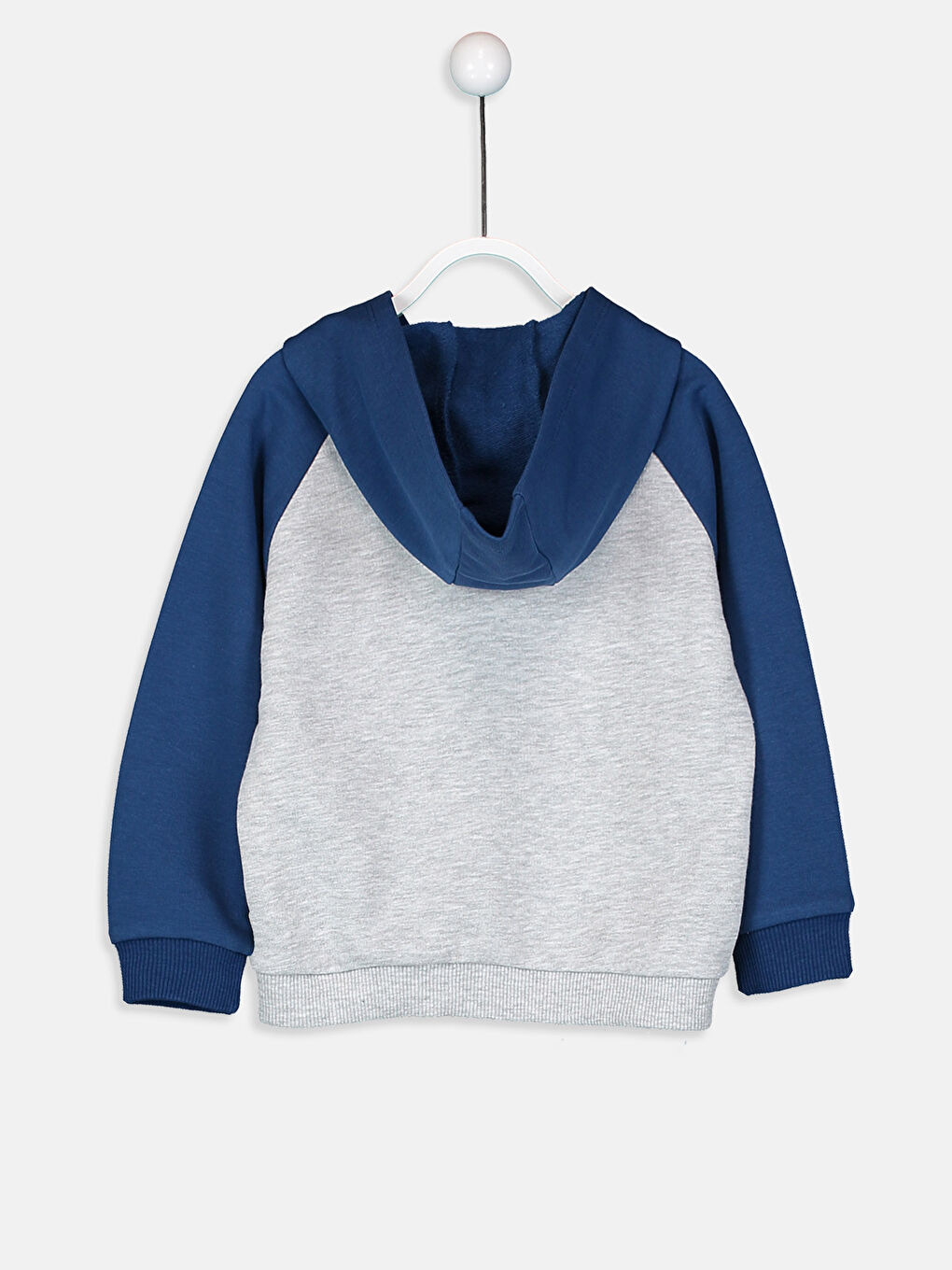 Baby Boy BEIGE Zip-Up Sweatshirt-1