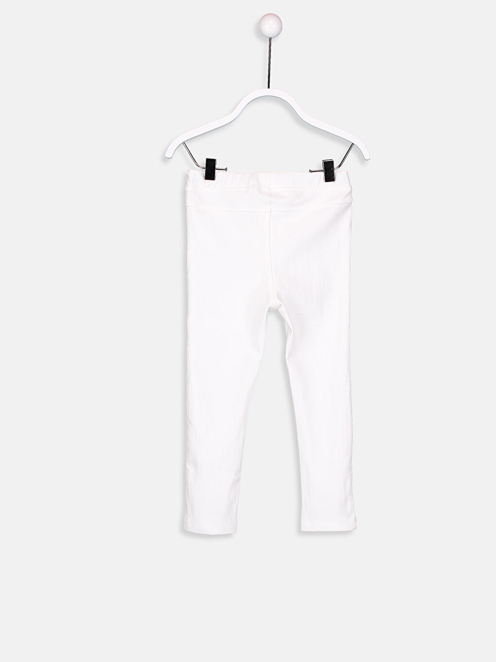 Baby Girl WHITE Leggings-1