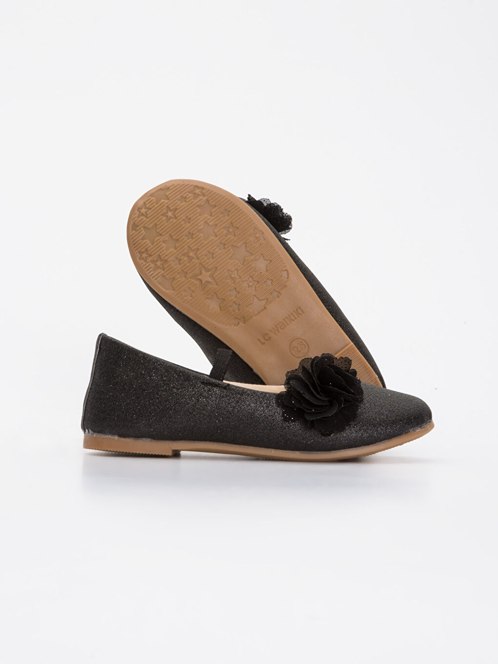 Baby Girl BLACK Ballet Flats-2