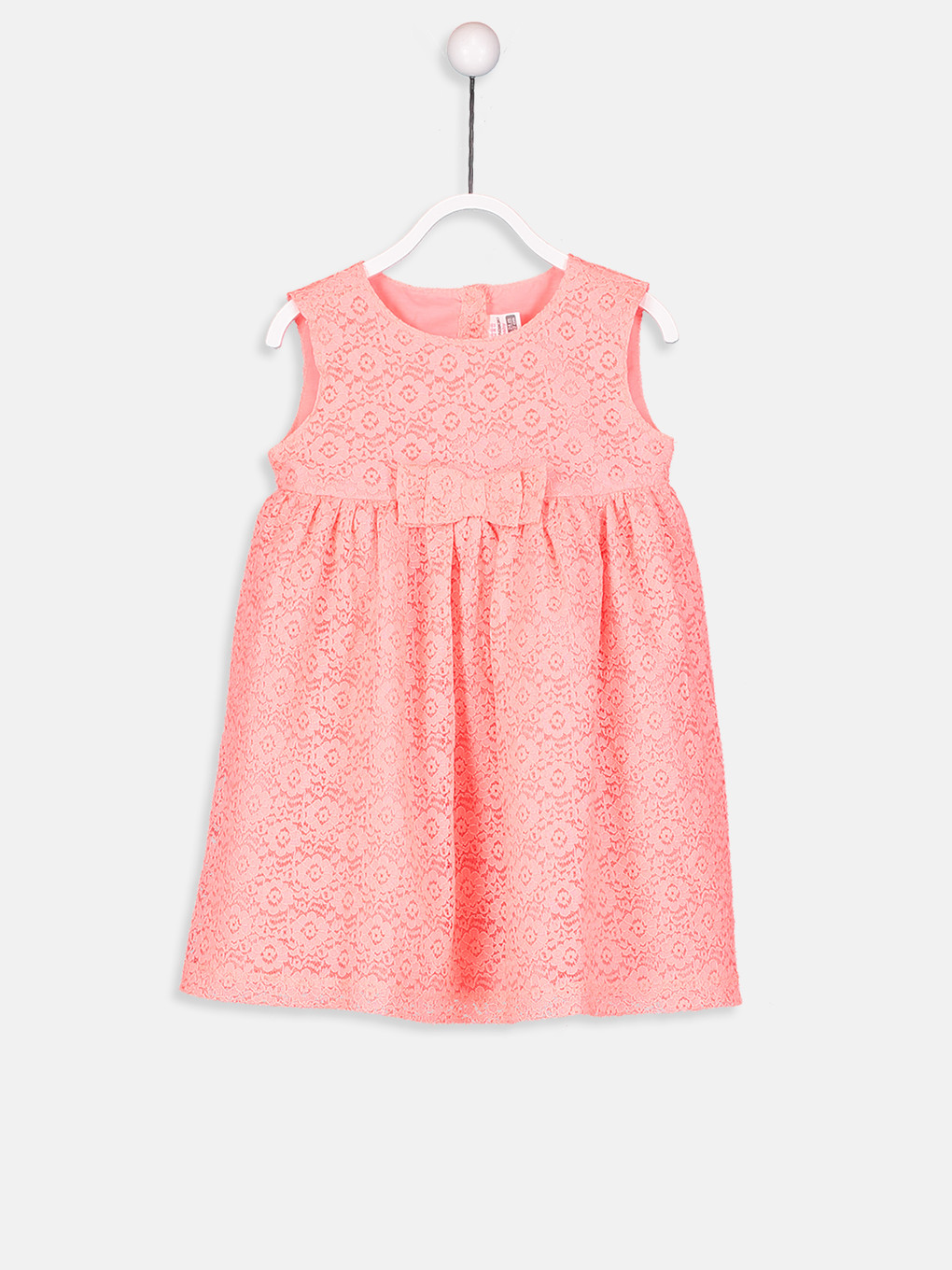 Neon Pembe Elbise-1