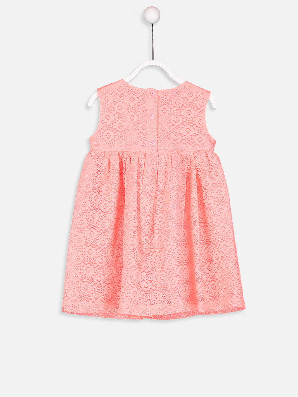 Neon Pembe Elbise-2