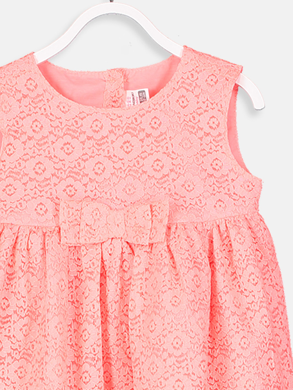 Neon Pembe Elbise-3