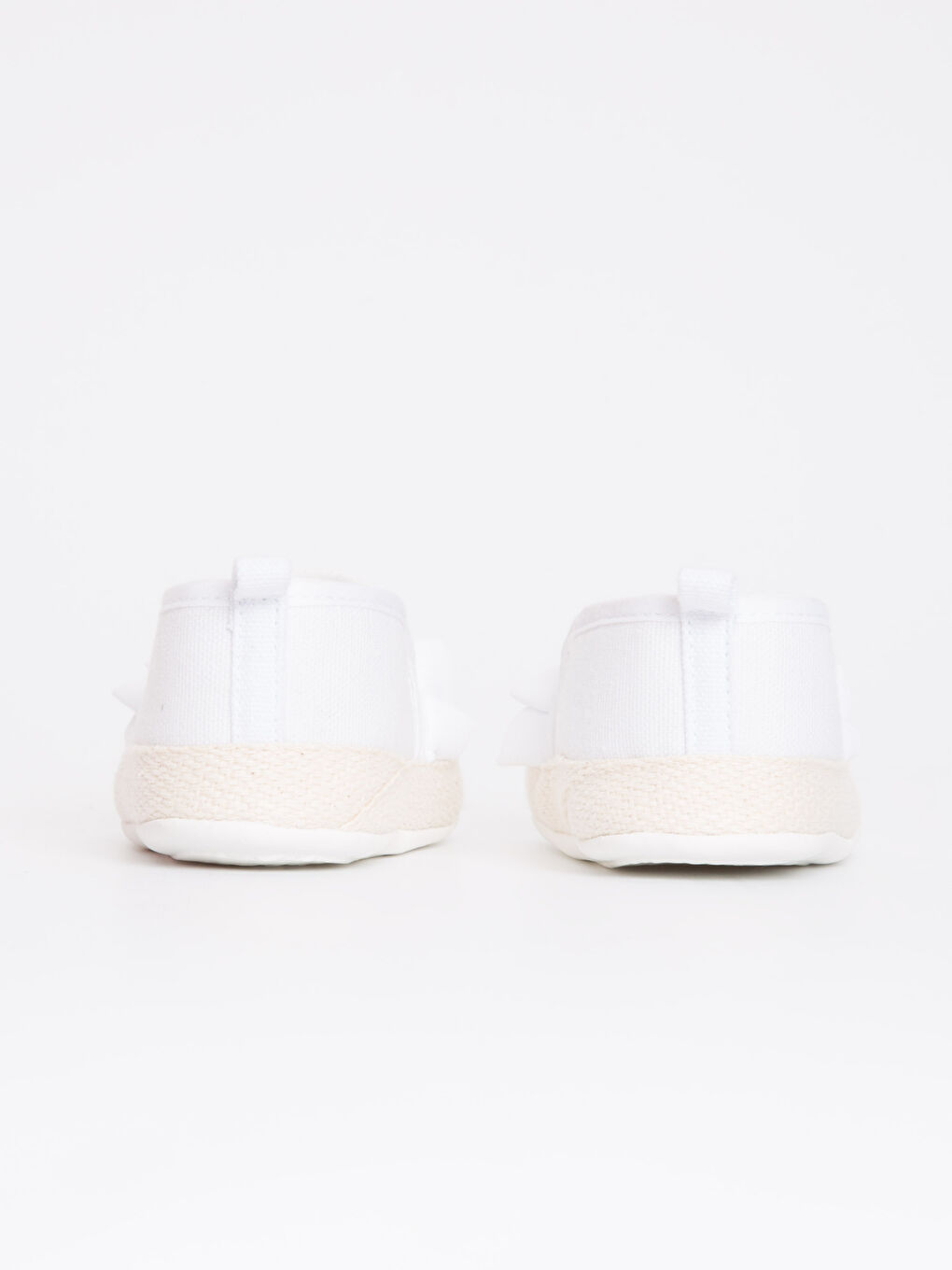 Baby Girl WHITE Pram Shoes-3