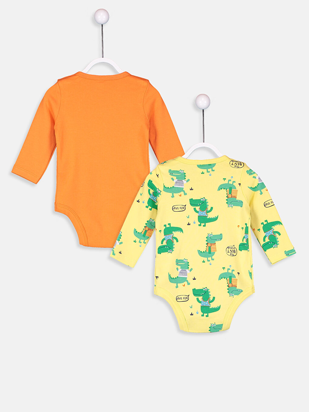 Erkek Bebek Çıtçıtlı Body 2'li-1