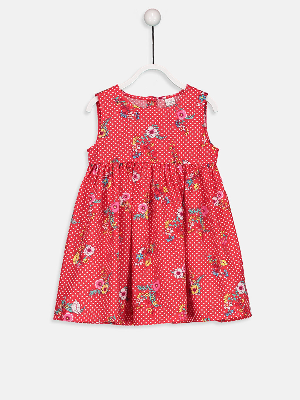 Kırmızı Baskılı Elbise