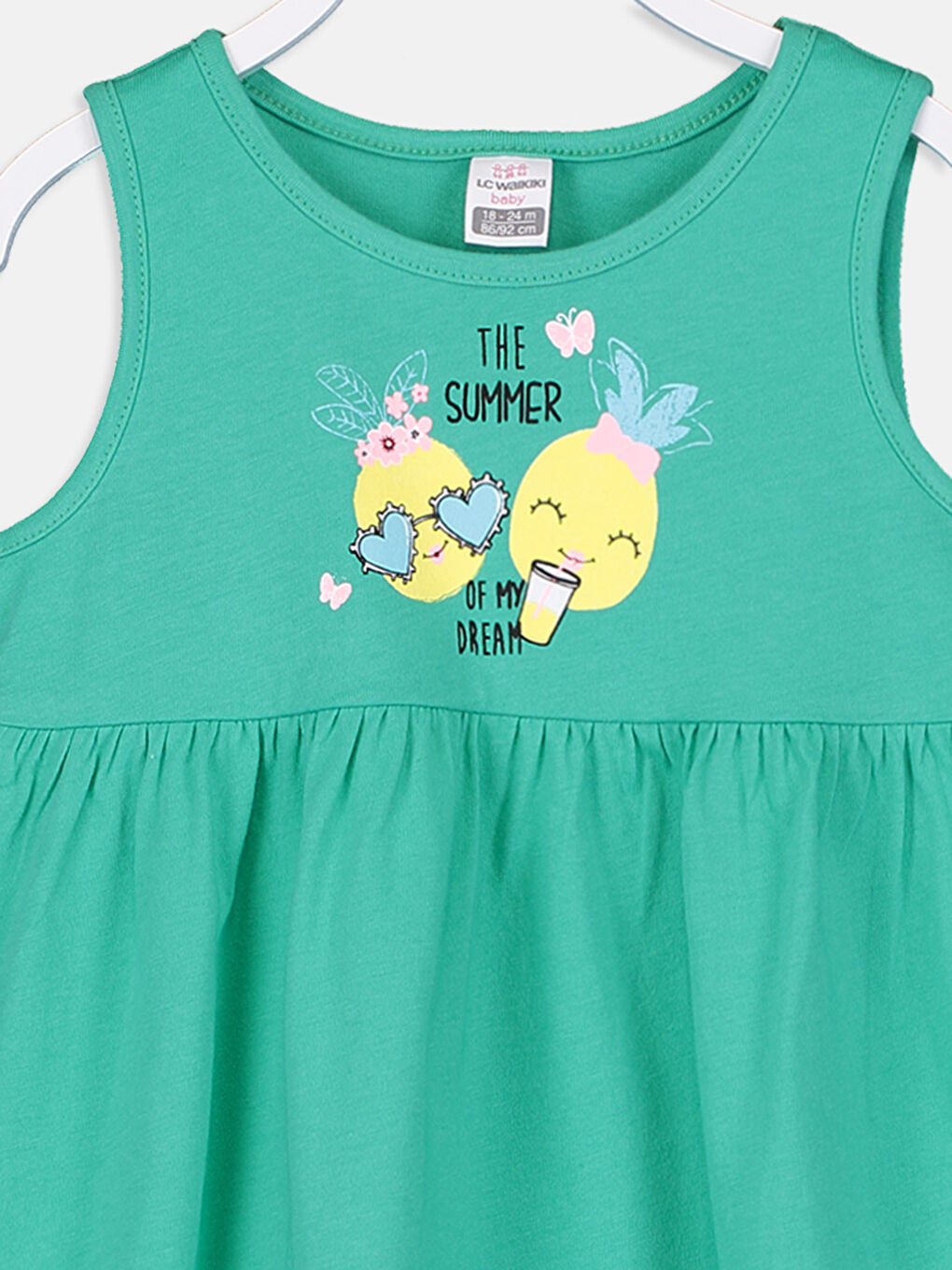 Robe VERT Bébé Fille-2