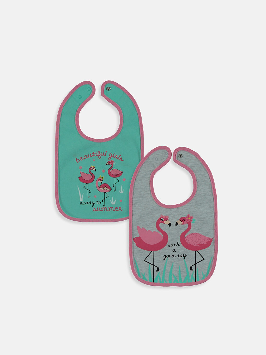 Baby Girl BEIGE Bib-1