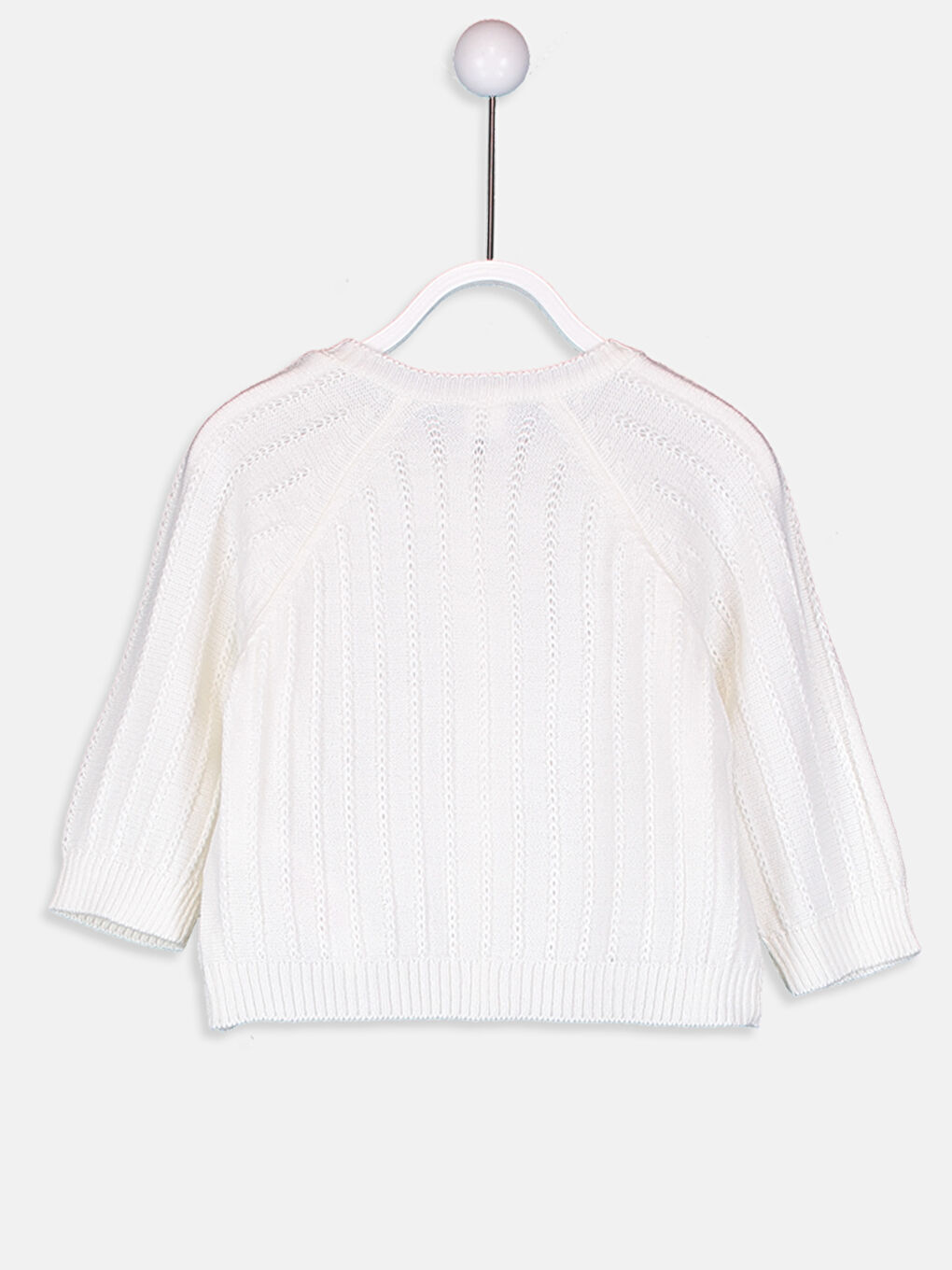 Baby Girl WHITE Cardigan-1