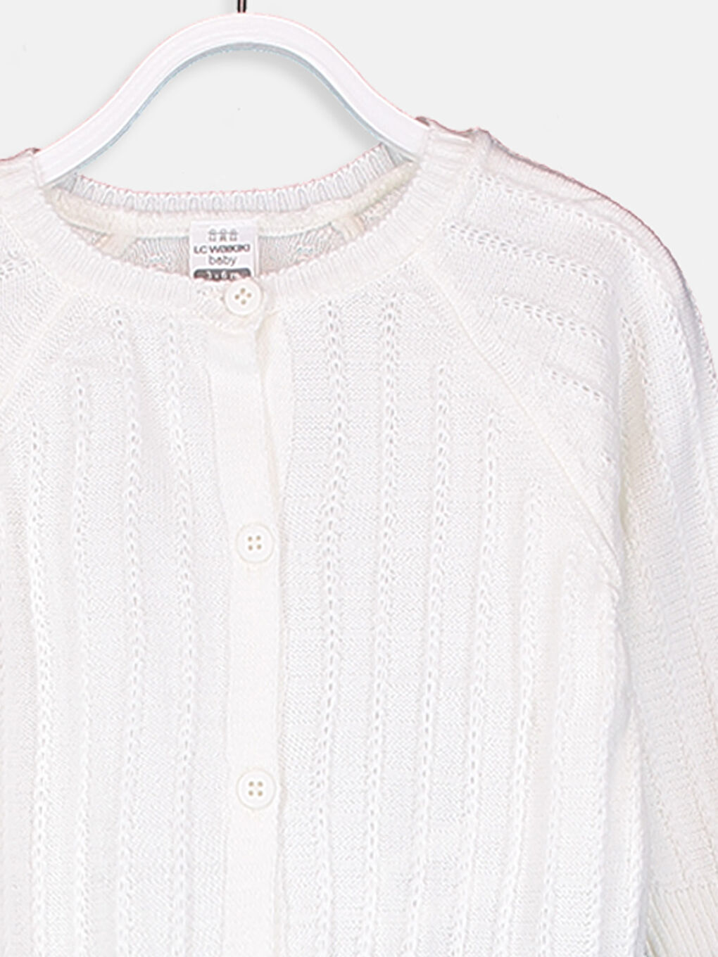 Baby Girl WHITE Cardigan-2