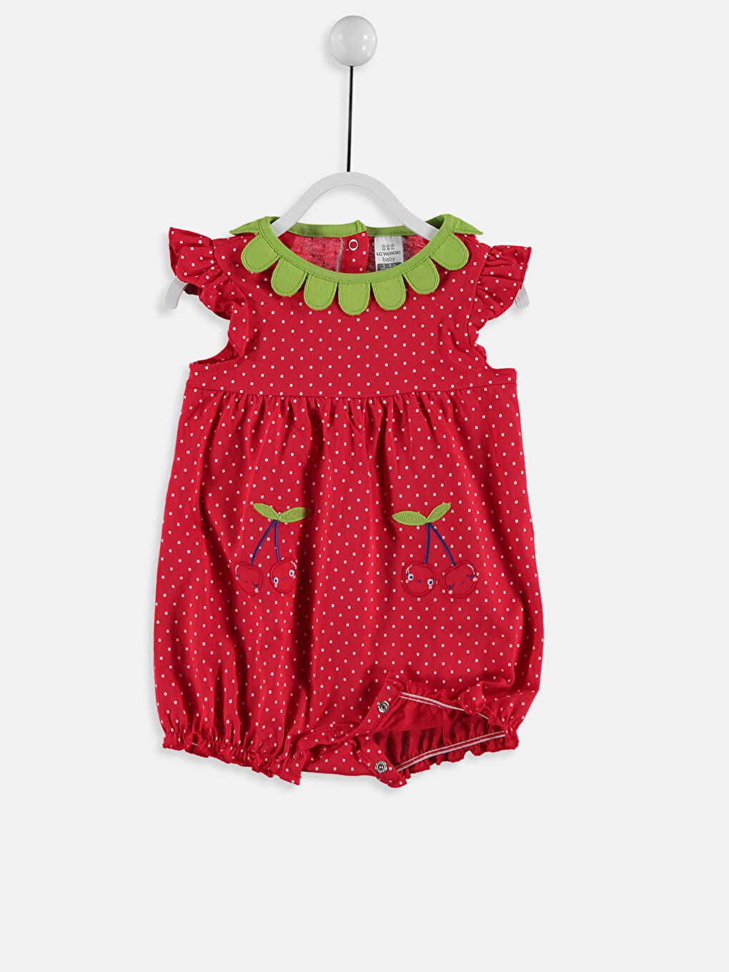 Combinaison ROUGE Bébé Fille-2