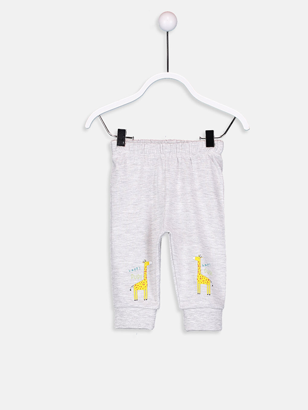 Sarı Erkek Bebek Pamuklu Pijama Alt ve Üst Takım-2