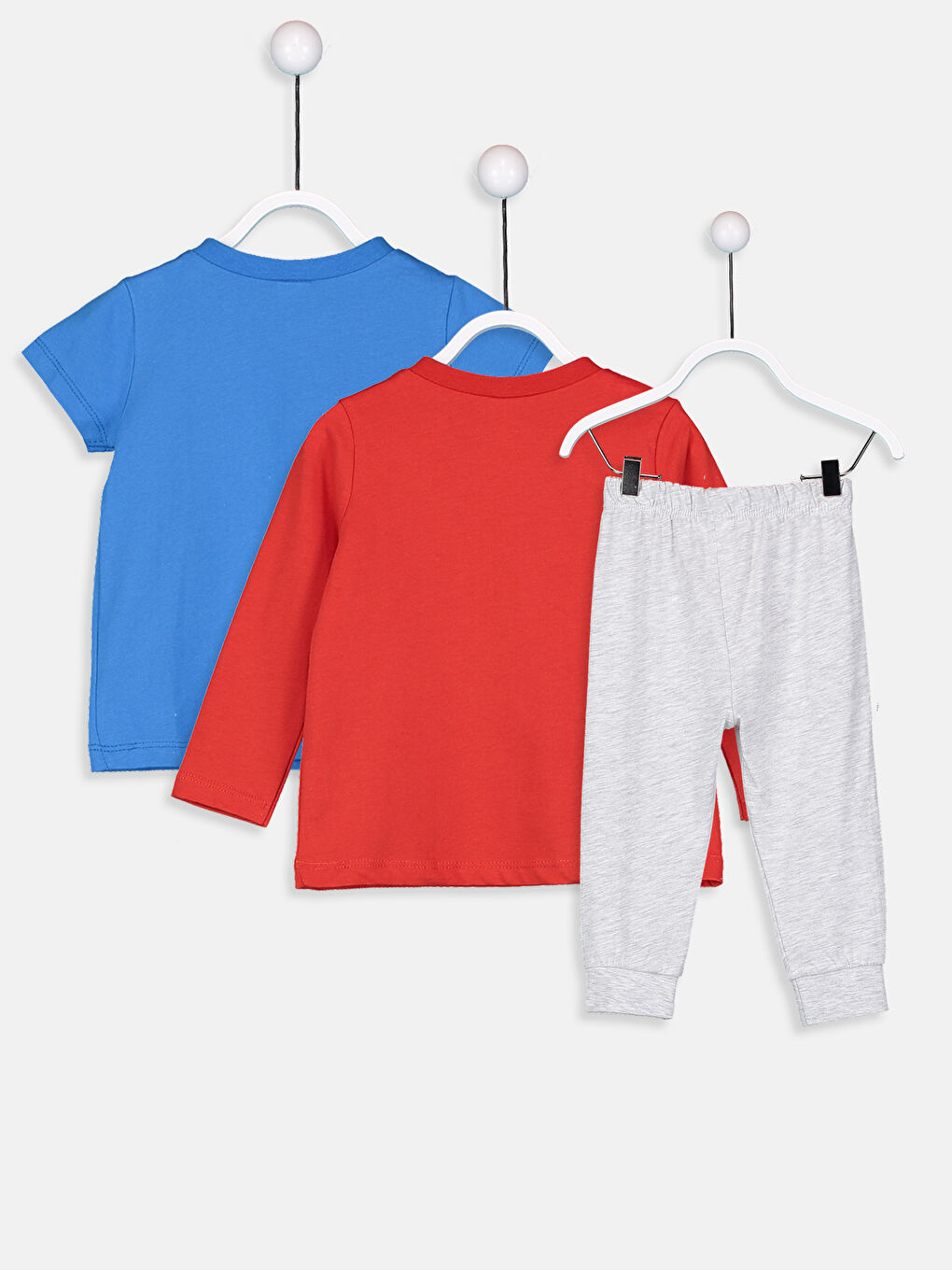 Baby Jungen Baumwoll-Set mit Muster, 3er-Pack-1