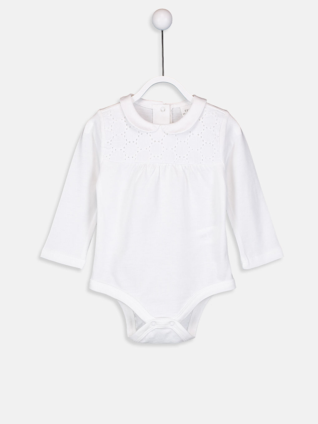 LCW baby بودي سوت أطفال بناتي بياقة بيتر بان -9S3999Z1-JPX