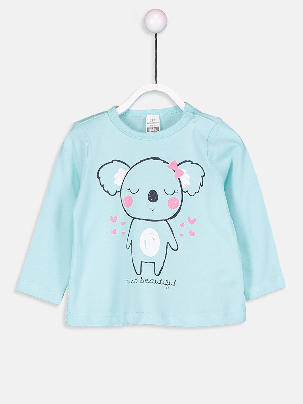 Turkuaz Kız Bebek Pijama Takımı-1