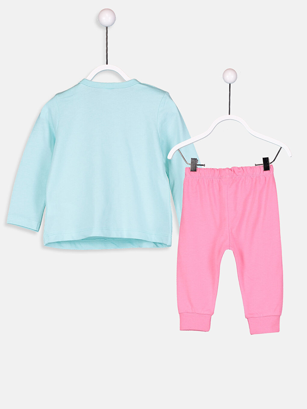 Turkuaz Kız Bebek Pijama Takımı-3