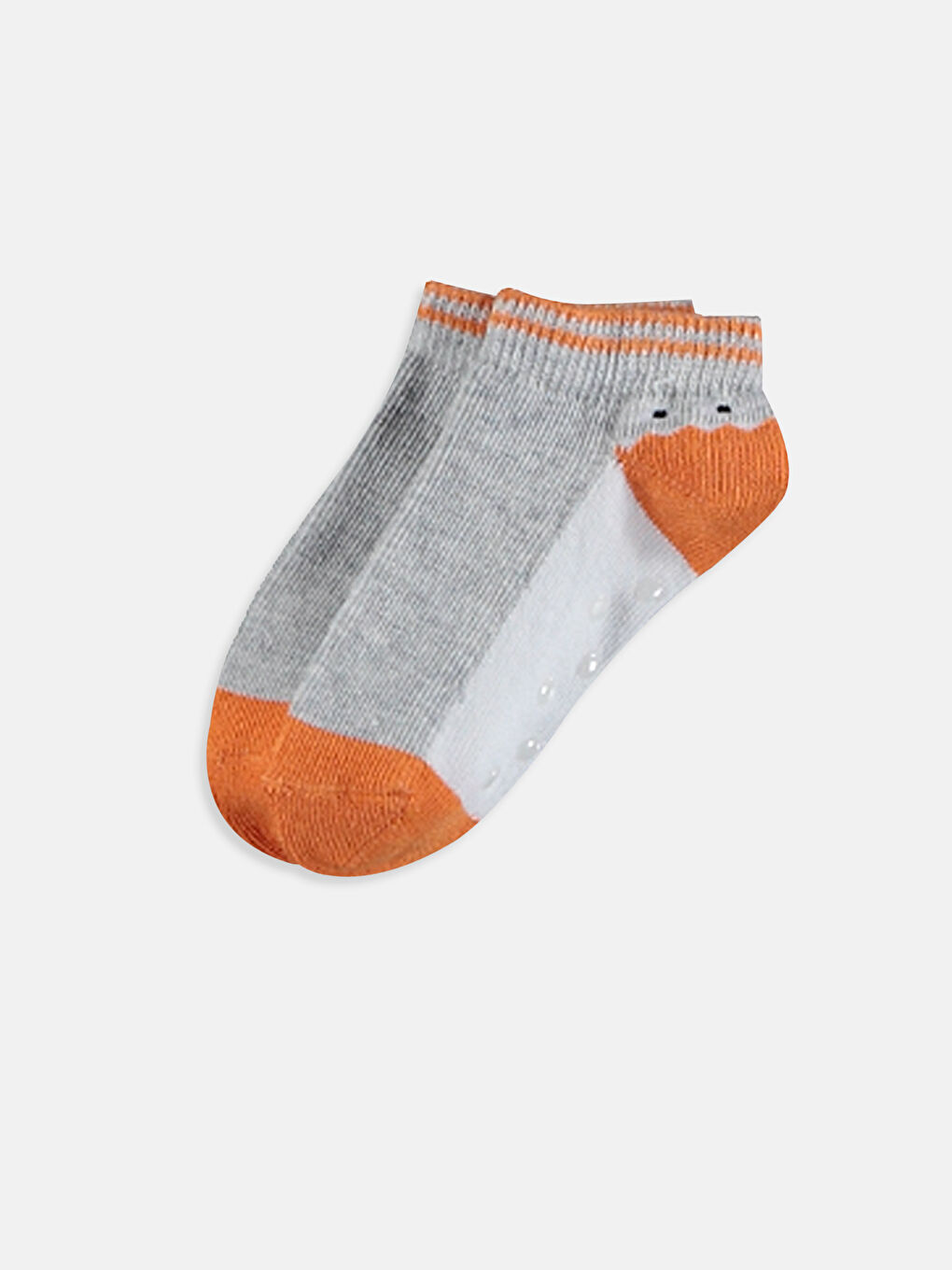 Karışık Renk İpliği Boyalı Patik Çorap-3