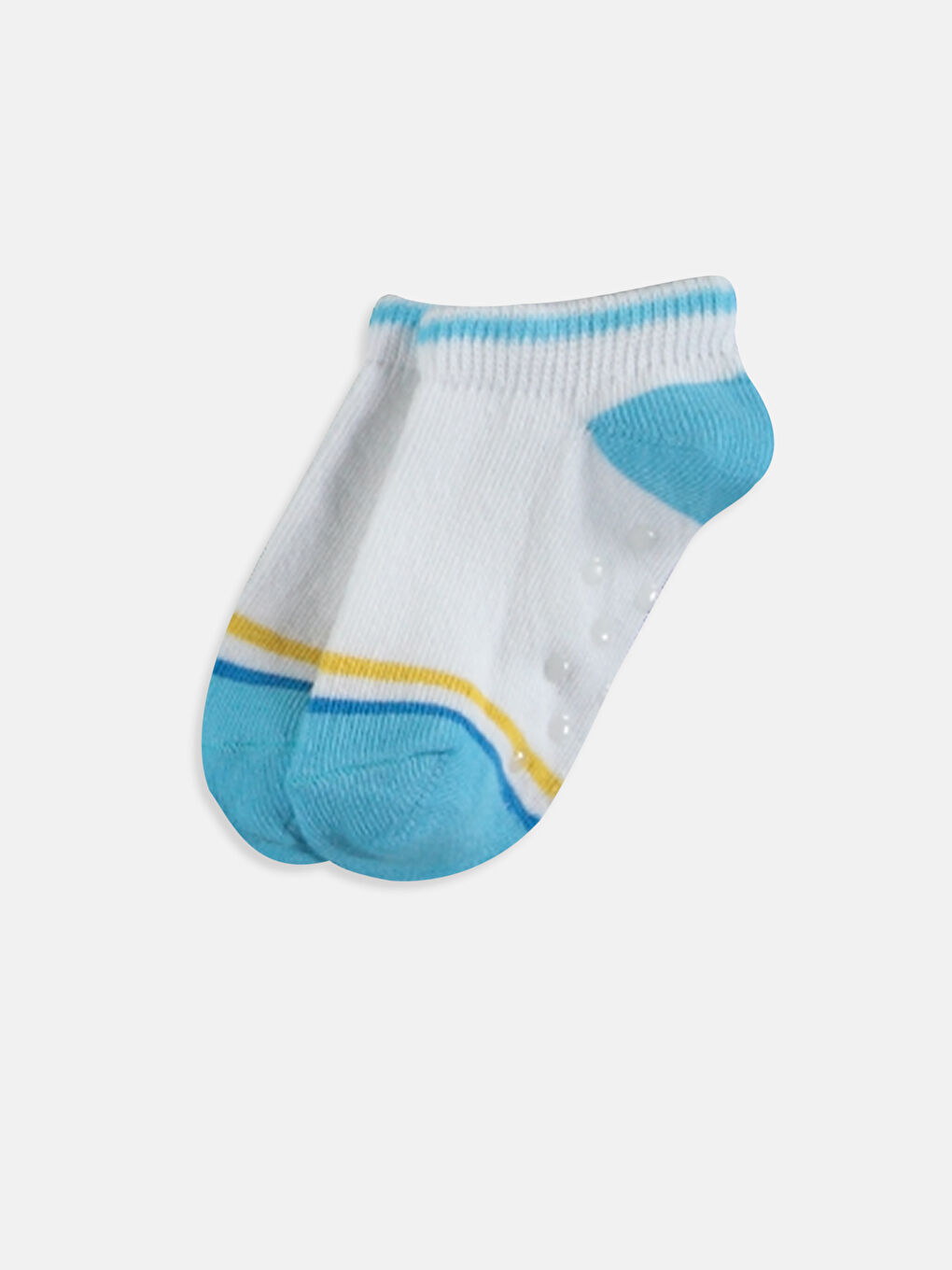 Karışık Renk İpliği Boyalı Patik Çorap-4