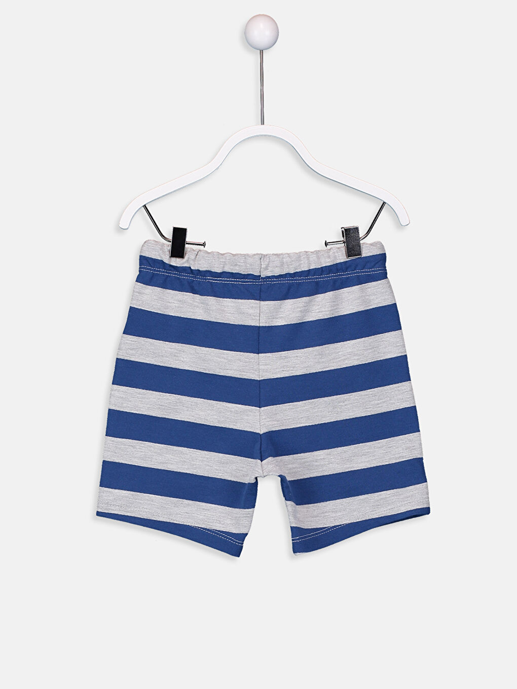 Lacivert Çizgili Şort-1