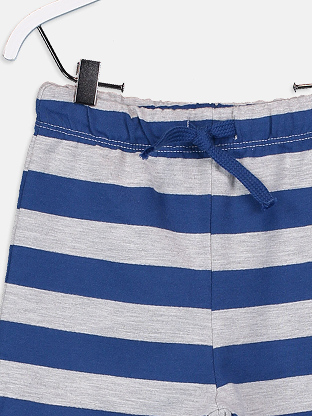 Lacivert Çizgili Şort-2