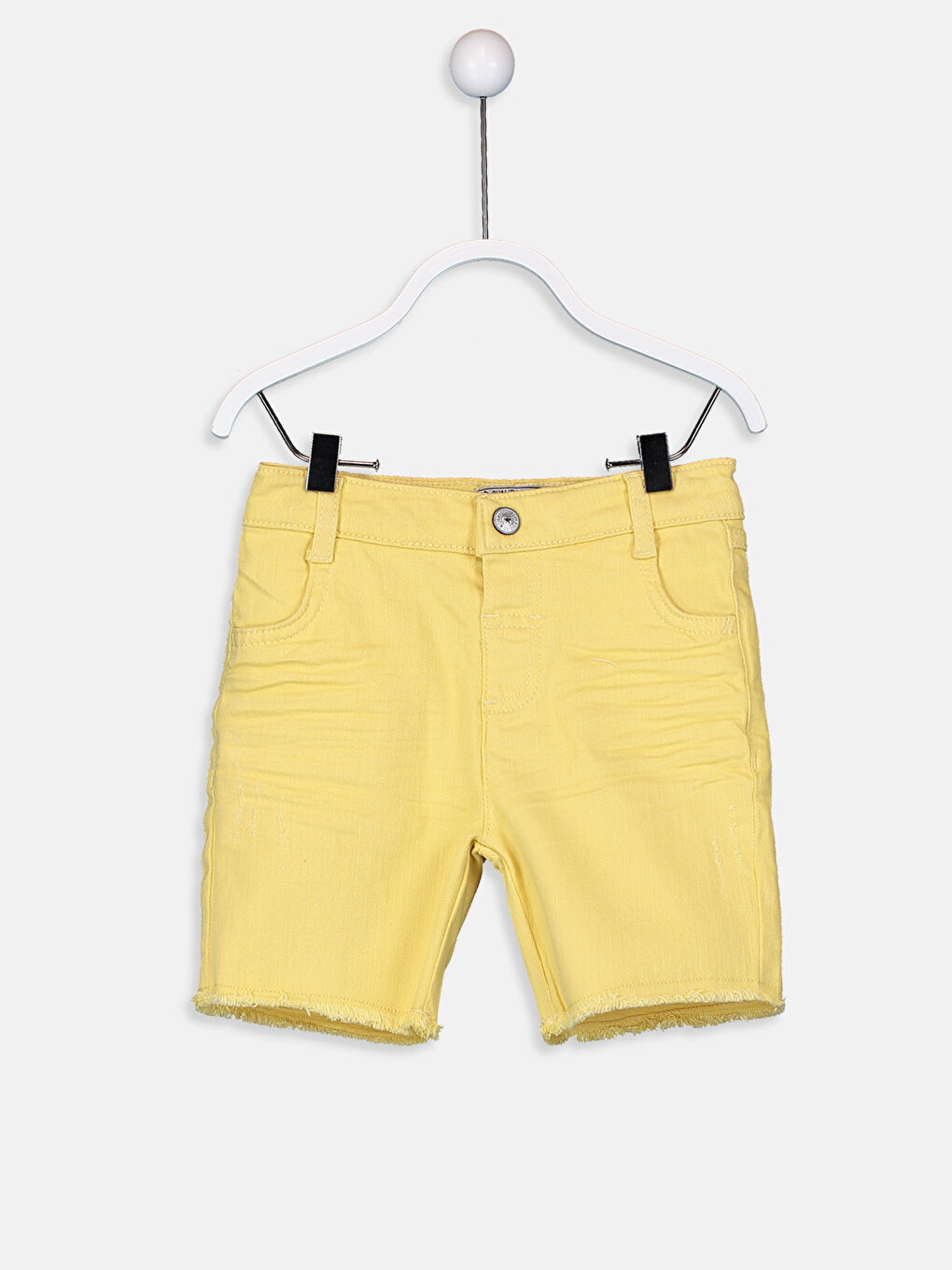 Short en jean JAUNE Bébé garçon 