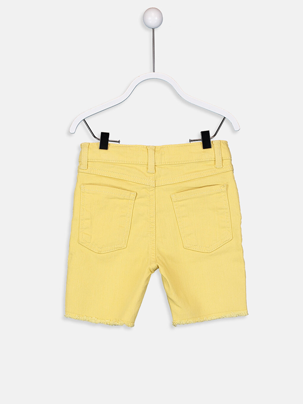 Short en jean JAUNE Bébé garçon -1