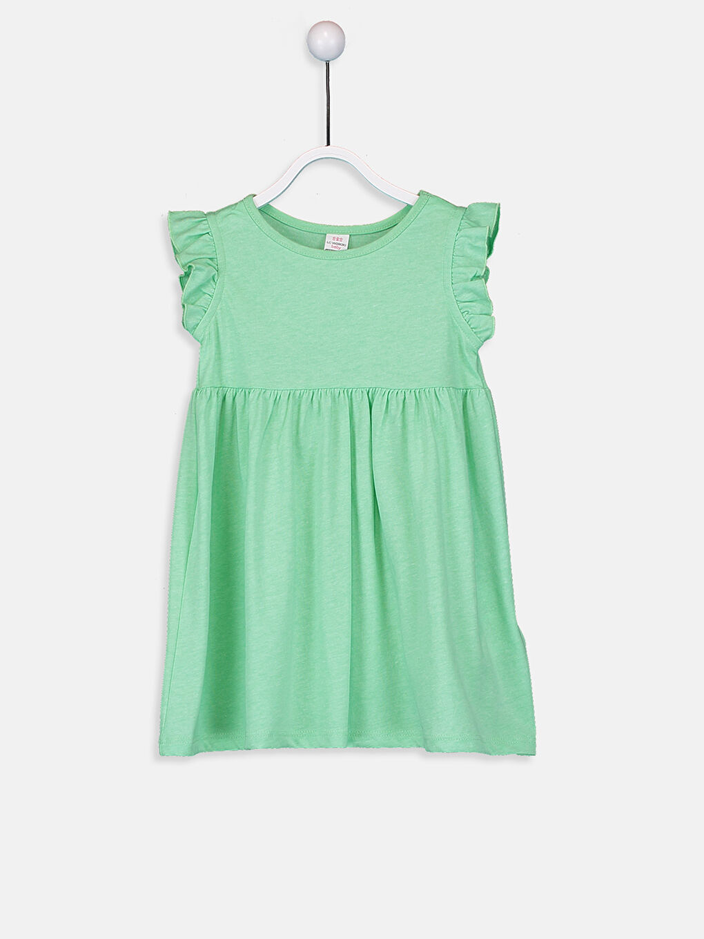 Floresan Yeşil Elbise-3