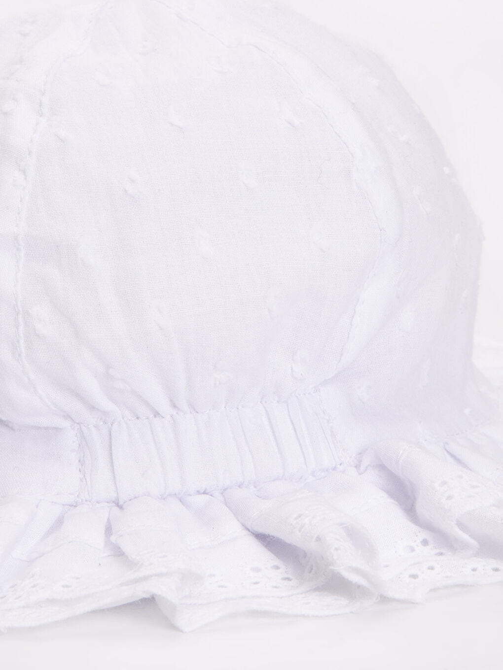 قبعة بناتي مزخرفة ذاتية النقوش بكشكشة-1