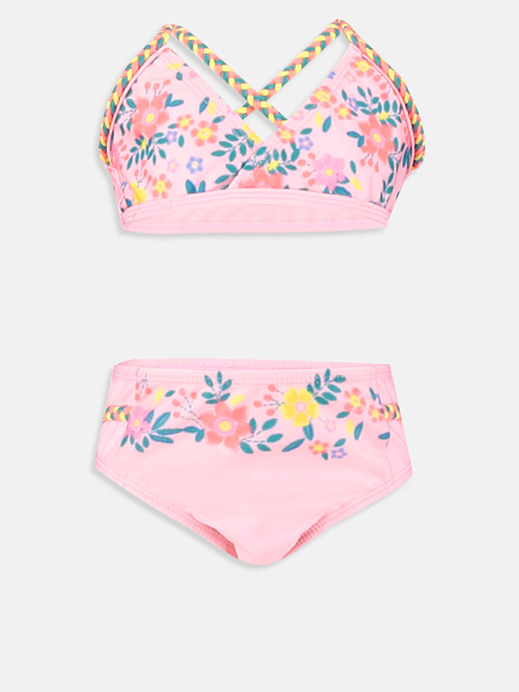 Flexible Fabric Baby Girl Bikini Set