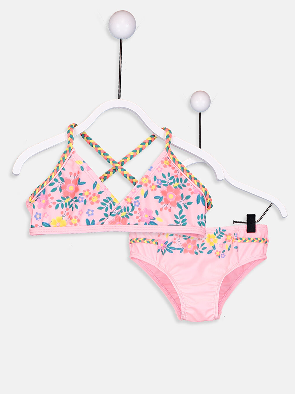 Flexible Fabric Baby Girl Bikini Set-2