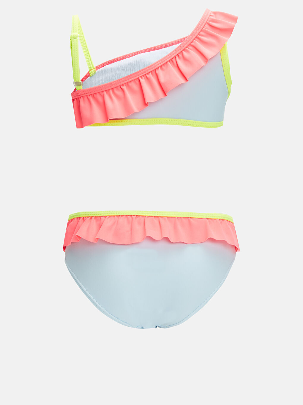 طقم بيكيني اخضر طفلة صغيرة-1