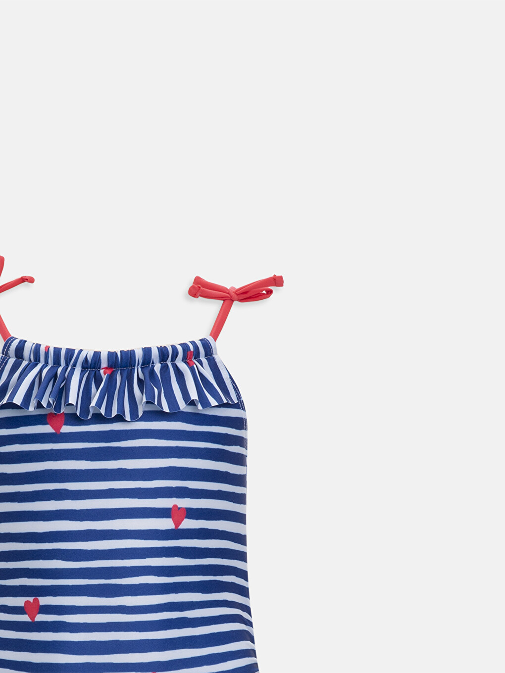 Printed Baby Girl Swimsuit With Flexible Fabric-3