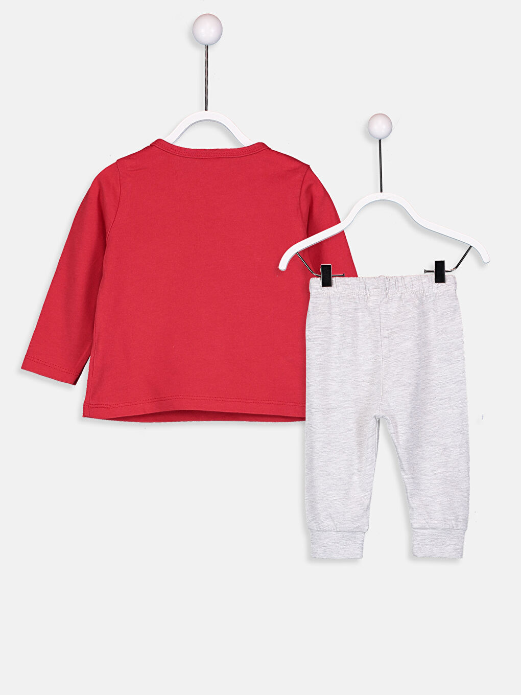 Хлопковая пижама для малышей-девочек-1