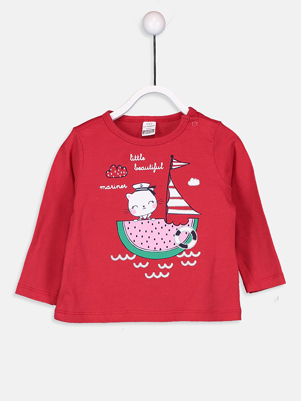 Хлопковая пижама для малышей-девочек-2