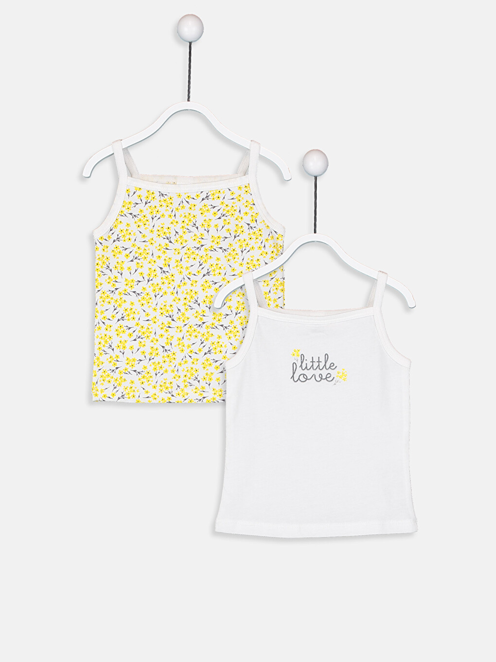 2-pack Baby Girl's Cotton Tank Top