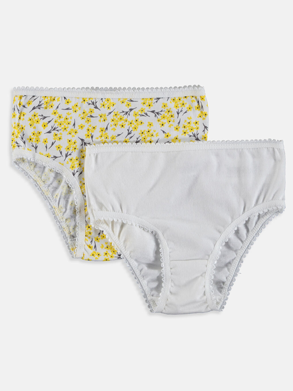 Lot de 2 Culottes en Coton Bébé Fille