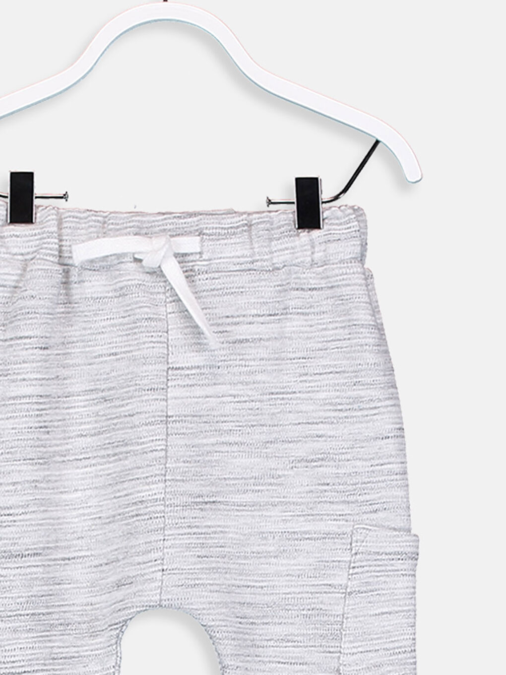 بنطال رياضي أبيض طفل صغير-2