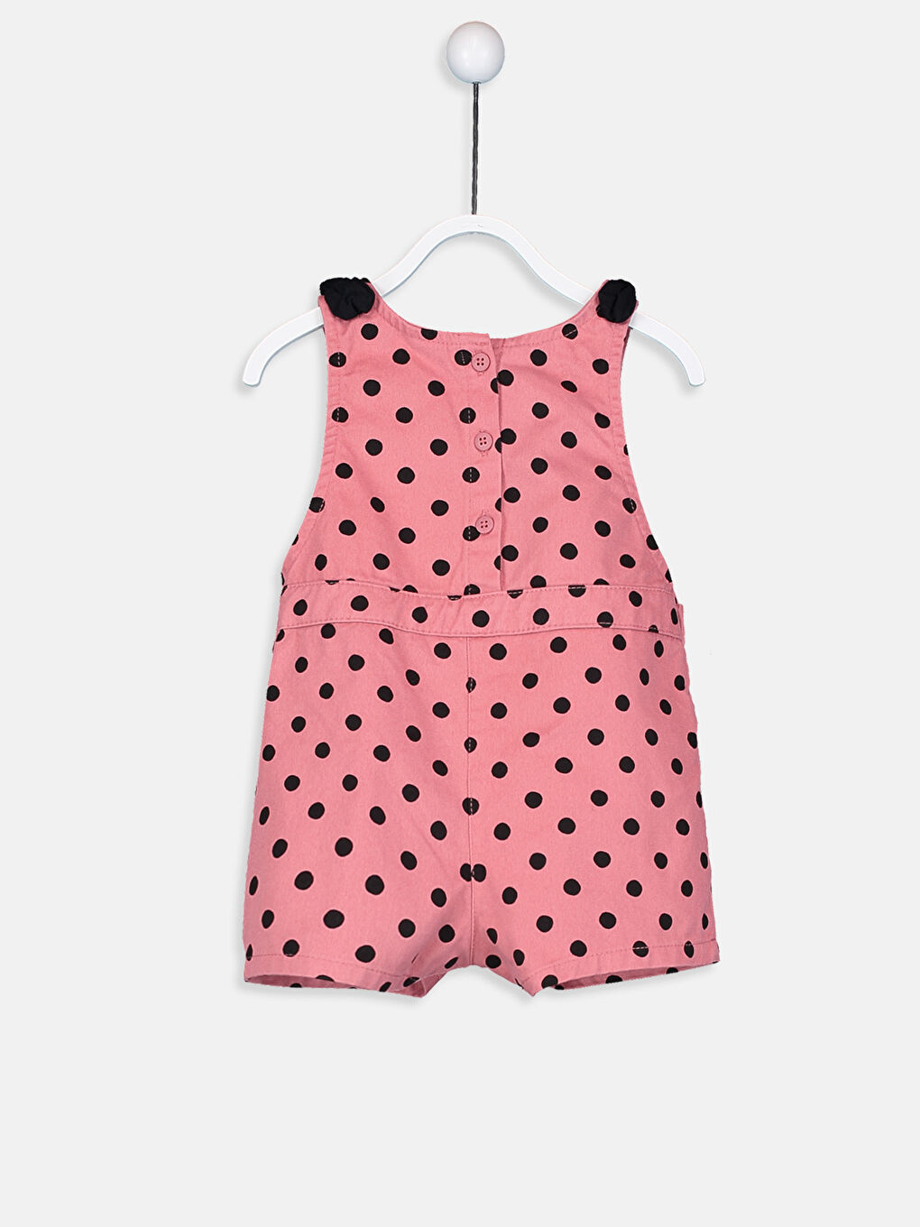 Pembe Baskılı Salopet-1