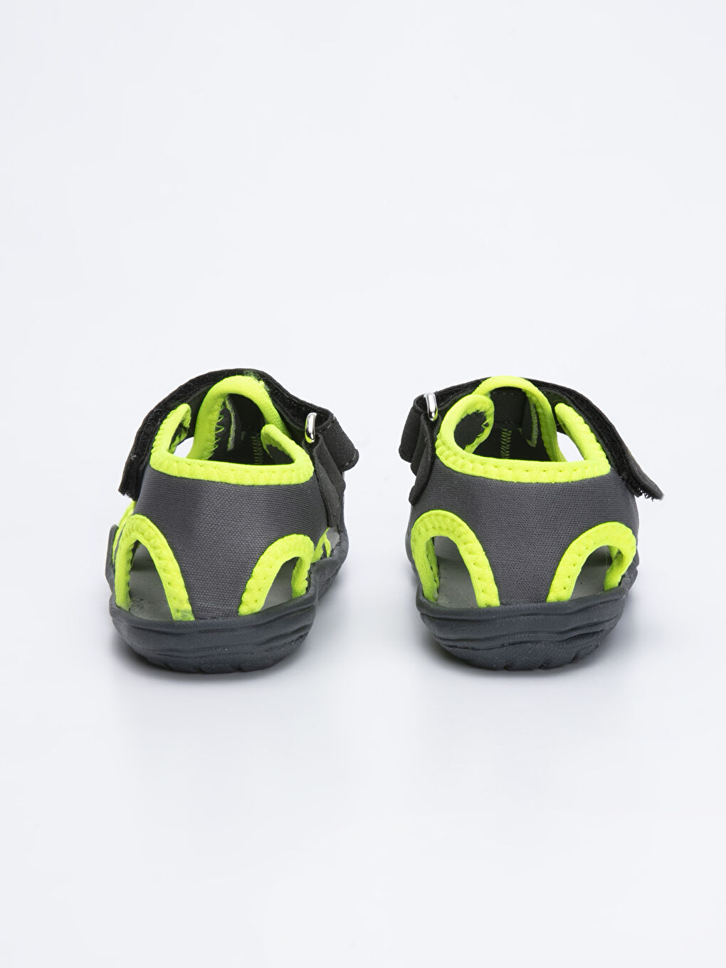 Gri Erkek Bebek Baskılı Triko Deniz Ayakkabısı-3