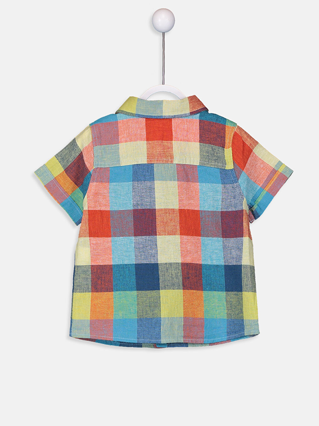 Малыши мальчики Красный Рубашка-1