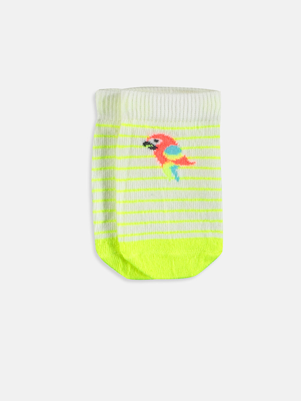 Karışık Renk İpliği Boyalı Patik Çorap-3