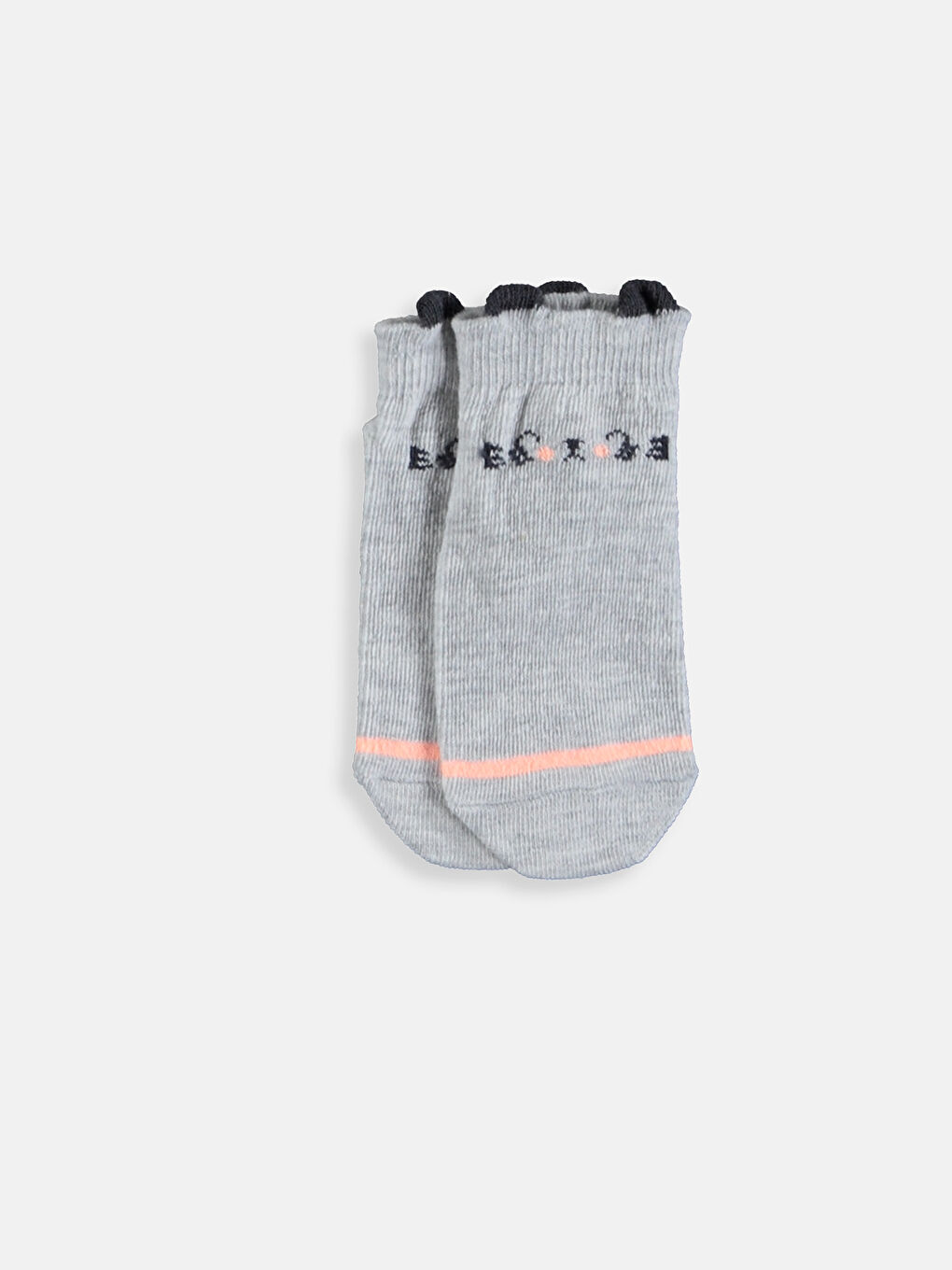 Karışık Renk İpliği Boyalı Patik Çorap-2