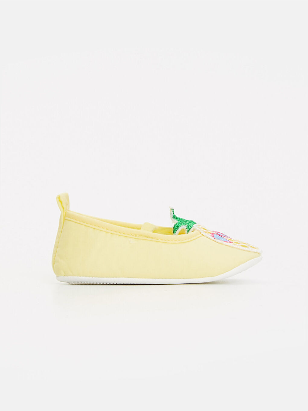 Baby Girl YELLOW Pram Shoes-1