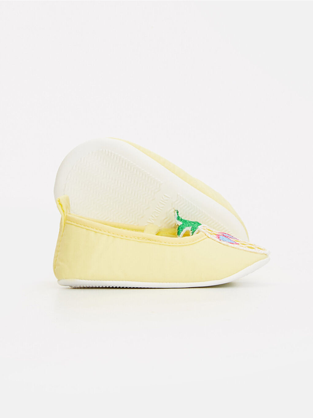 Baby Girl YELLOW Pram Shoes-2