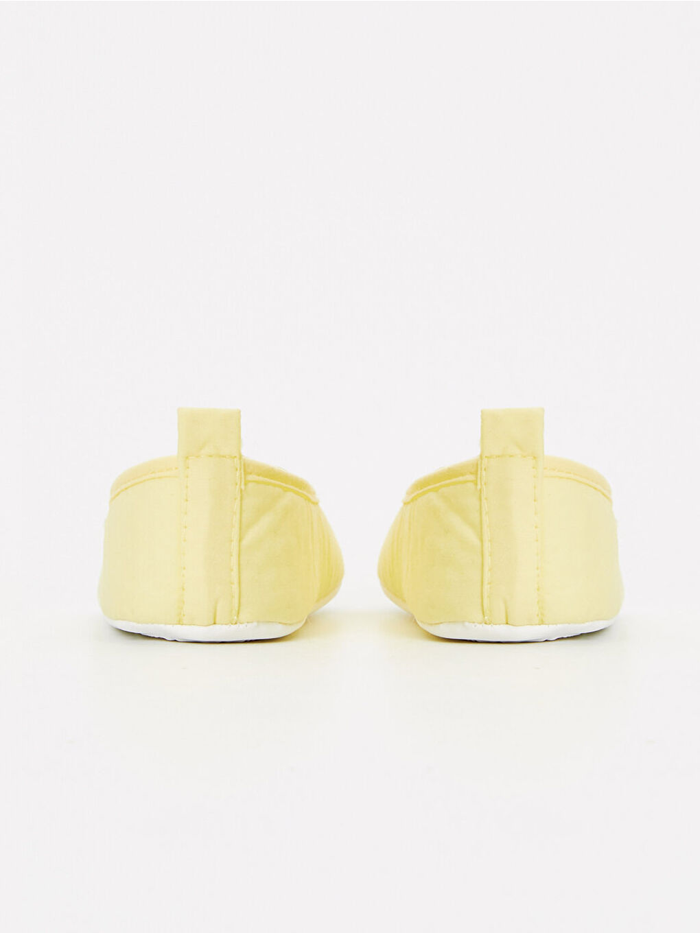 Baby Girl YELLOW Pram Shoes-3