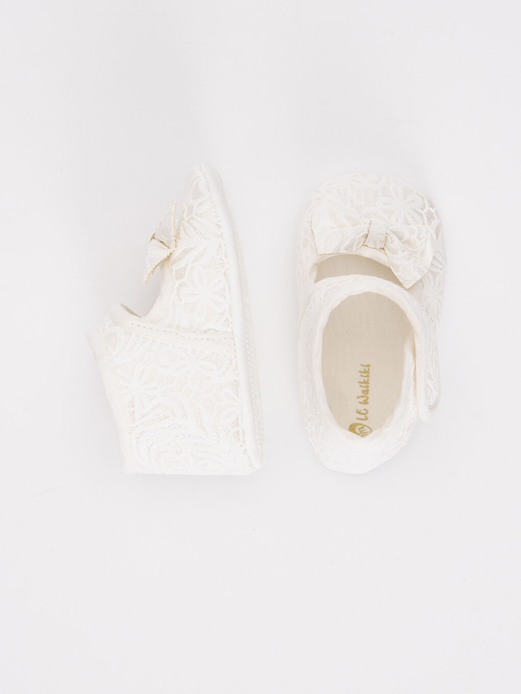 Ekru Yürüme Öncesi Ayakkabı-1
