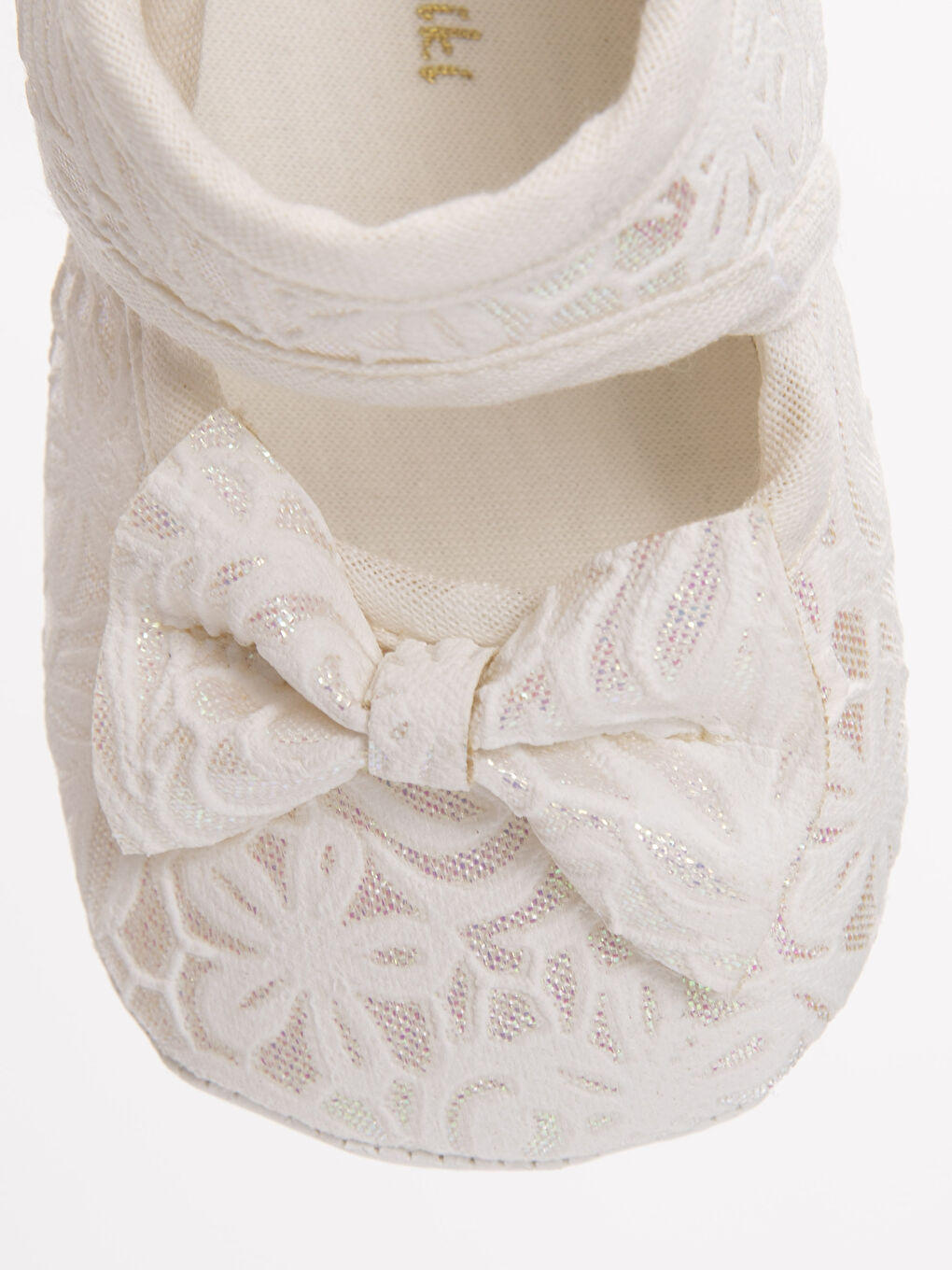 Ekru Yürüme Öncesi Ayakkabı-4