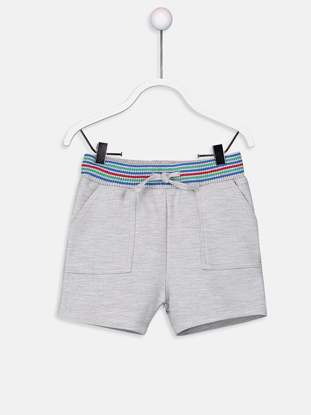 Gri Melanj Şort